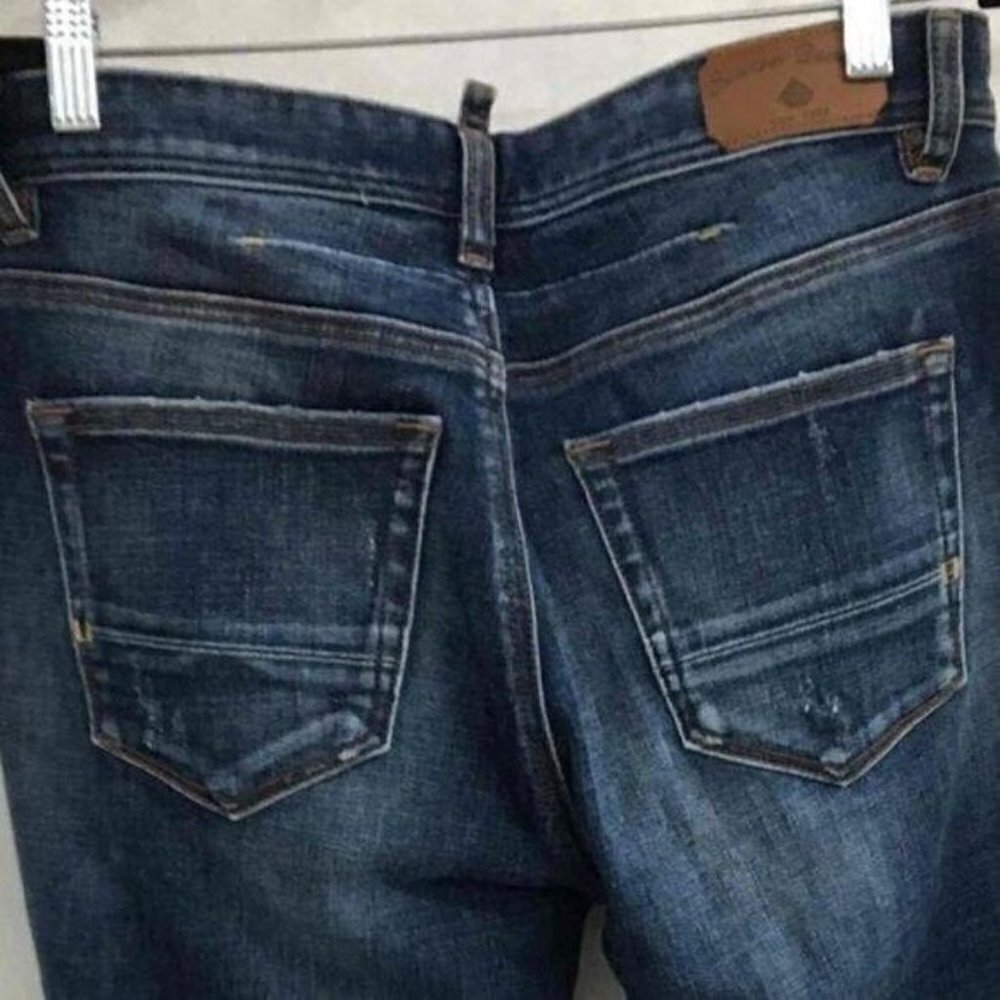 SEAZON Denim Size 12 Skinny Stretch Distressed Jeans 31 x 33 - Picture 3 of 9